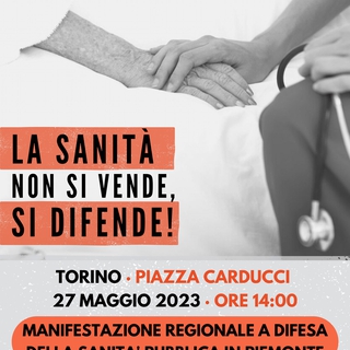 Manifestazione regionale a difesa della Sanità Pubblica in Piemonte